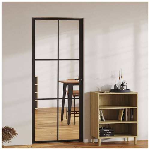 Interior glass door black - door,