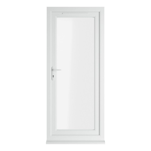 Pvc single door clear - clear, &