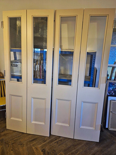 White internal glazed - white, panel