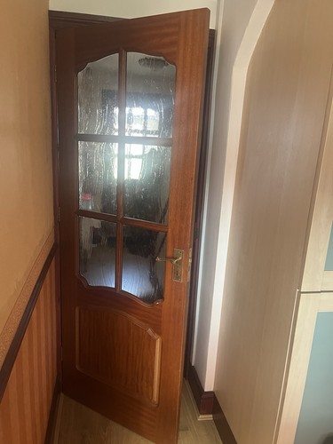 Textured glass panel - panel, internal