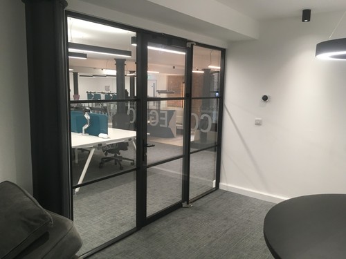 Internal double glazed glass - double,