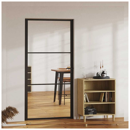 Glass interior door black - glass,