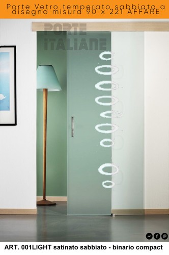 Tempered sandblasted glass - sandblasted,