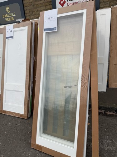 Glass ely white - ely, 30”