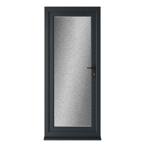 Pvc single door - single, clear