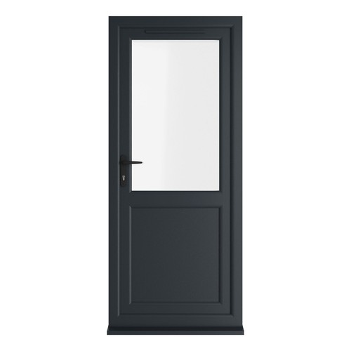 Pvc single door - door, half